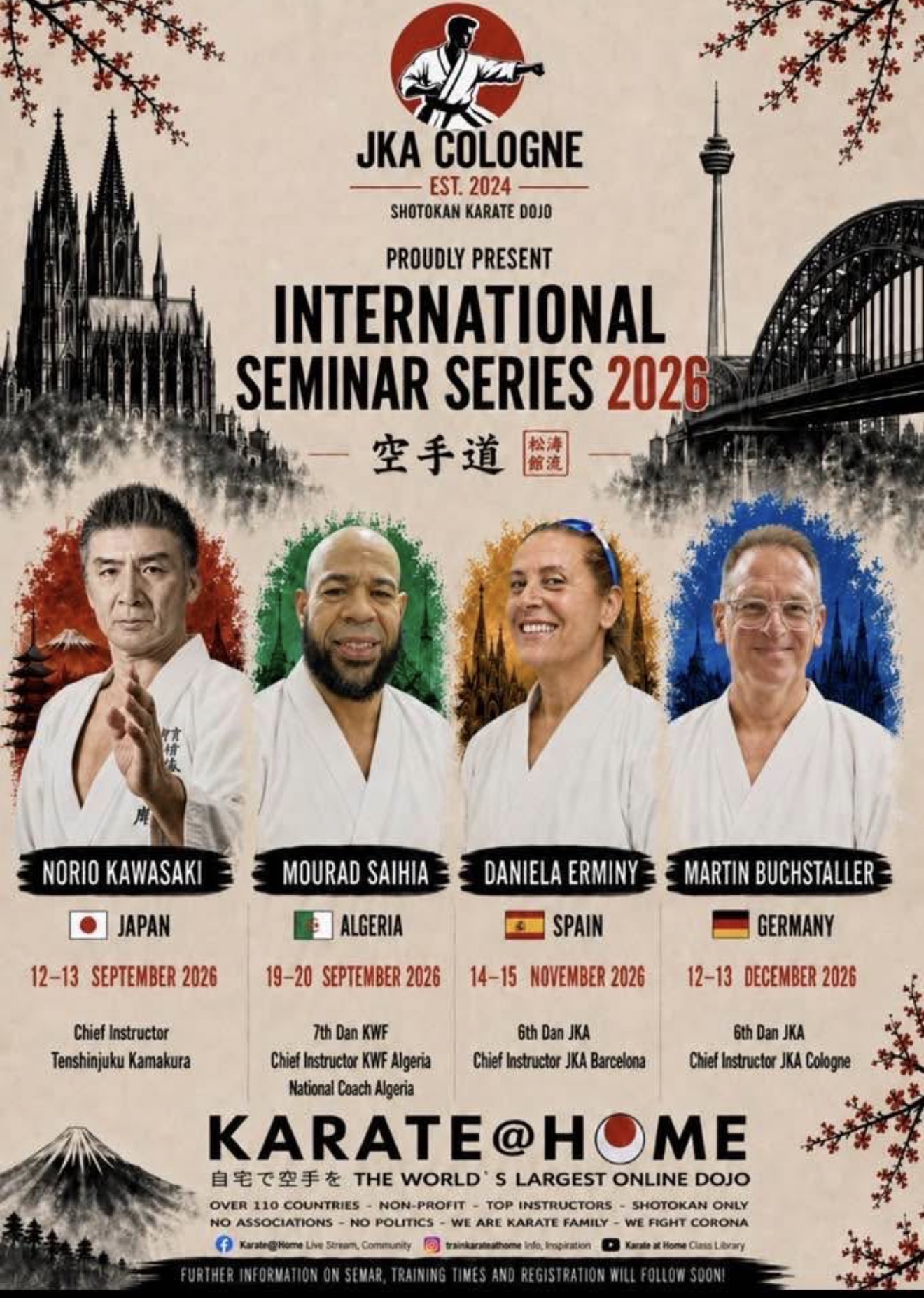 Plakat International Seminar Series 2026 — JKA Cologne