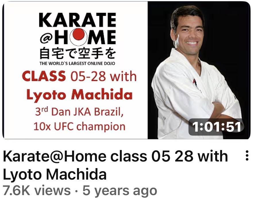 KARATE@HOME Class 05-28 mit Lyoto Machida