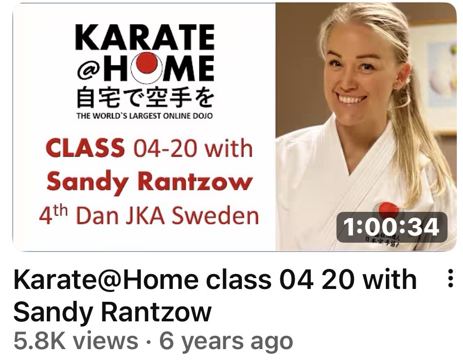 KARATE@HOME Class 04-20 mit Sandy Rantzow